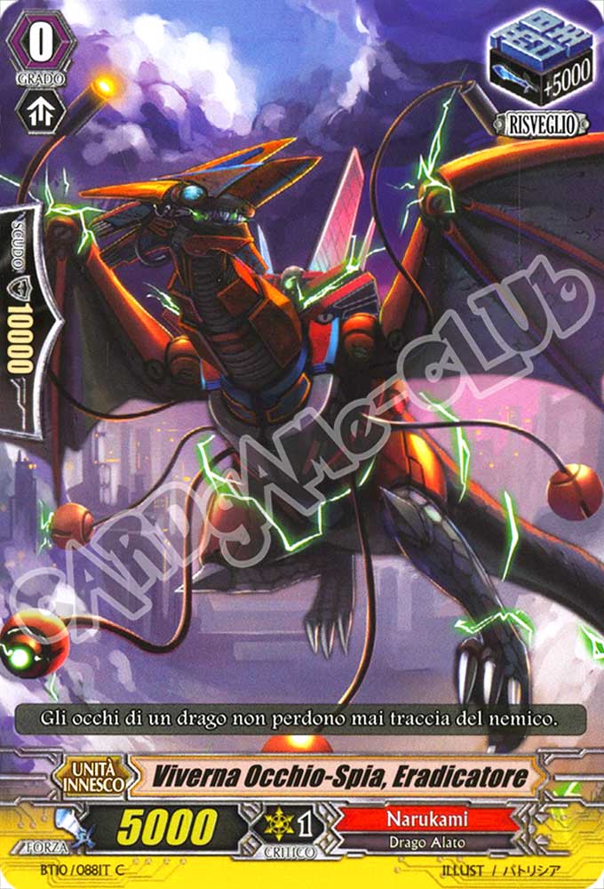 BT10-IT088 Viverna Occhio-Spia, Eradicatore comune normale (IT) -NEAR MINT-