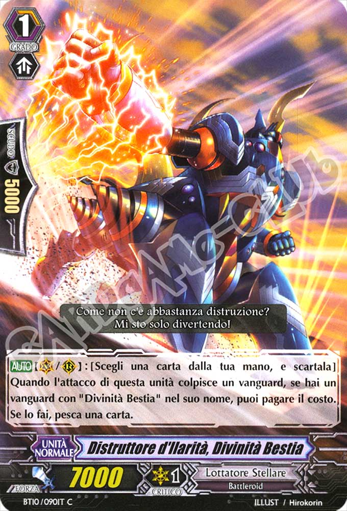 BT10-IT090 Distruttore d'Ilarita', Divinita' Bestia comune normale (IT) -NEAR MINT-
