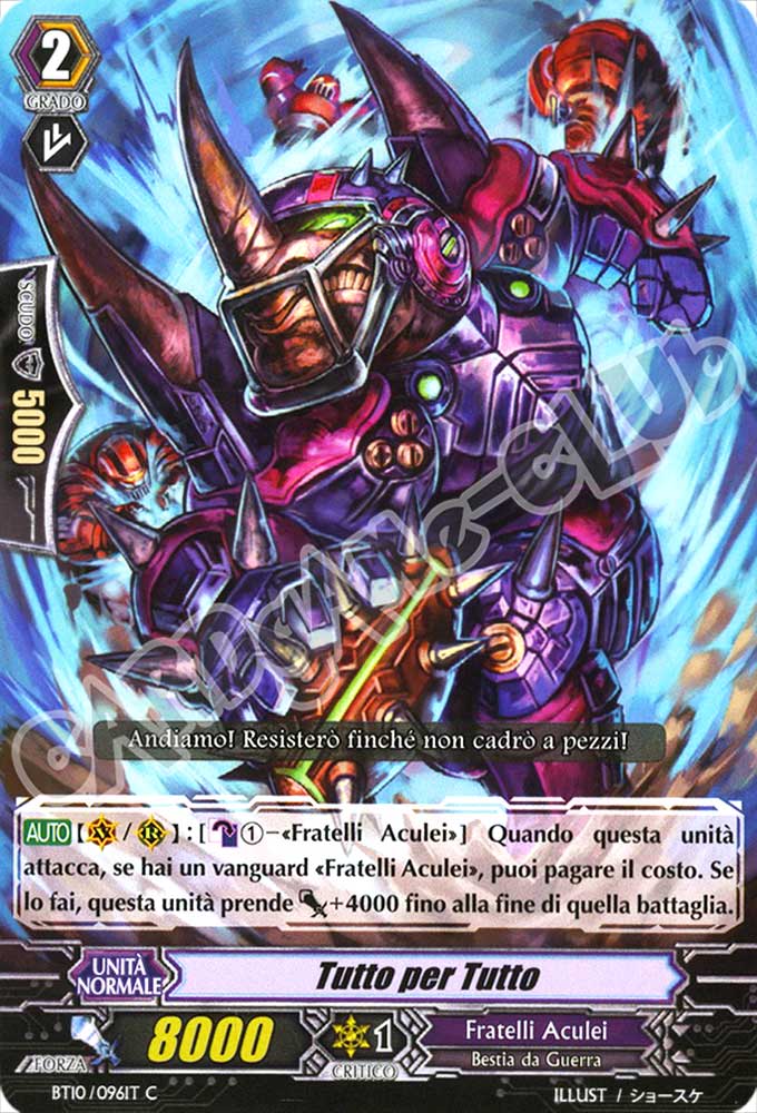 BT10-IT096 Tutto per Tutto comune normale (IT) -NEAR MINT-