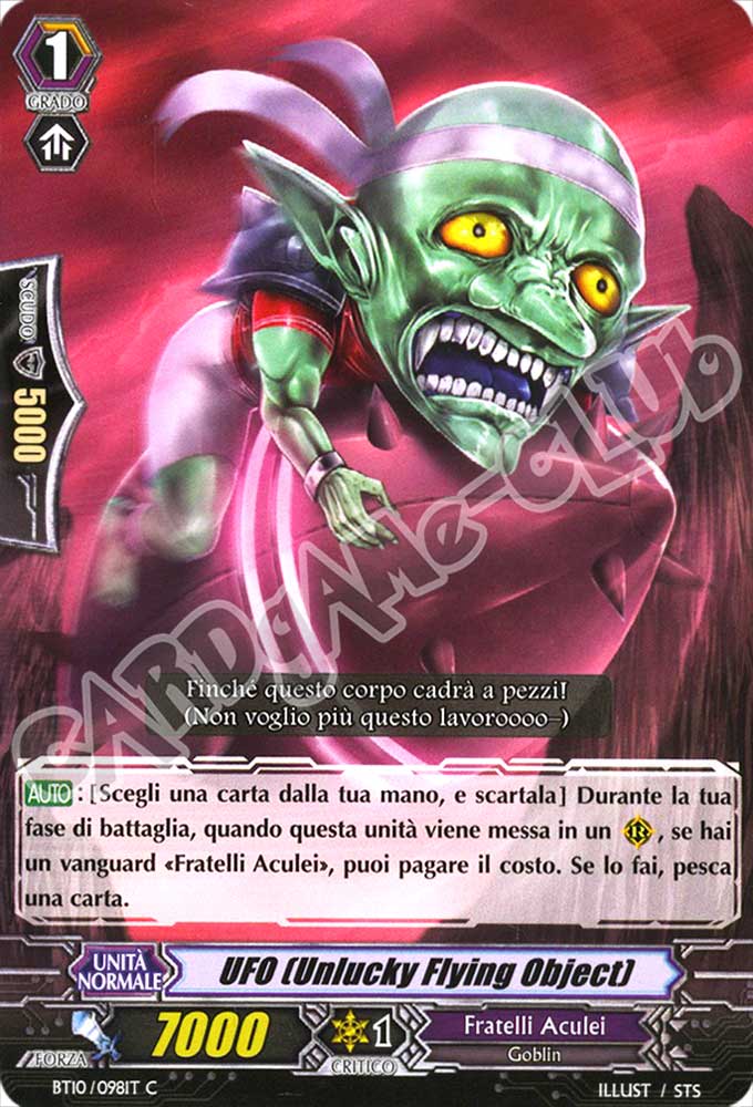 BT10-IT098 UFO (Unlucky Flying Object) comune normale (IT) -NEAR MINT-