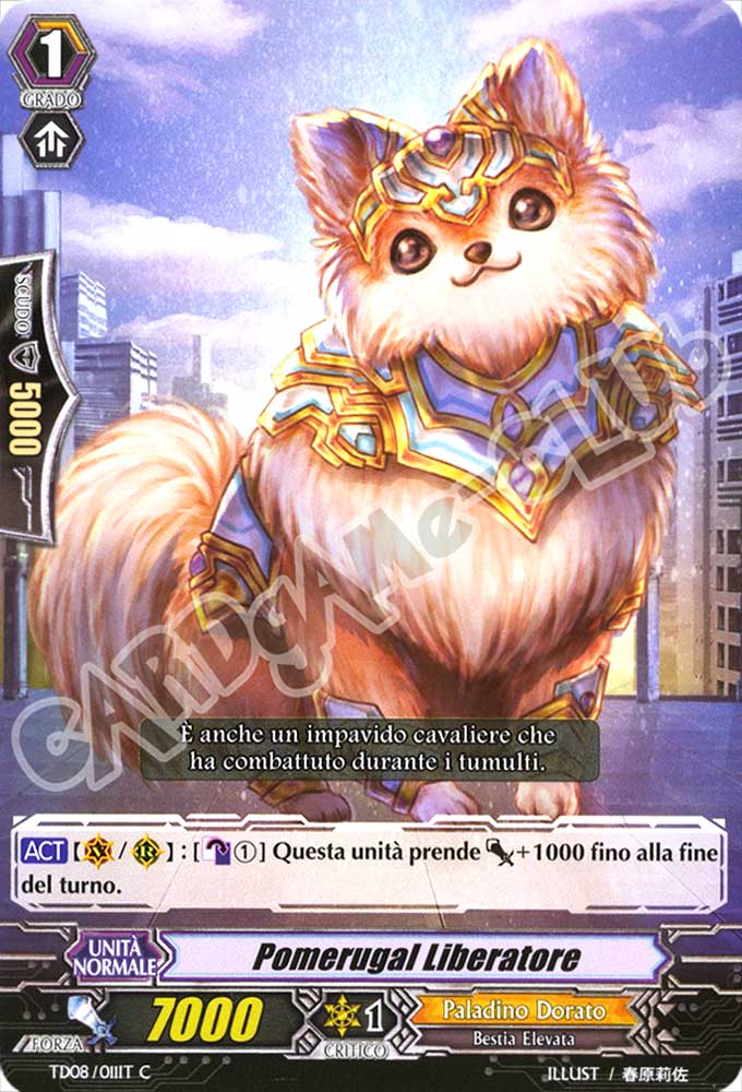 TD08-IT011 Pomerugal Liberatore comune normale (IT) -NEAR MINT-