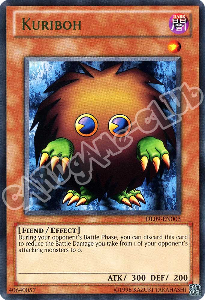 DL09-EN003 Kuriboh rara argento unlimited (EN) -NEAR MINT-