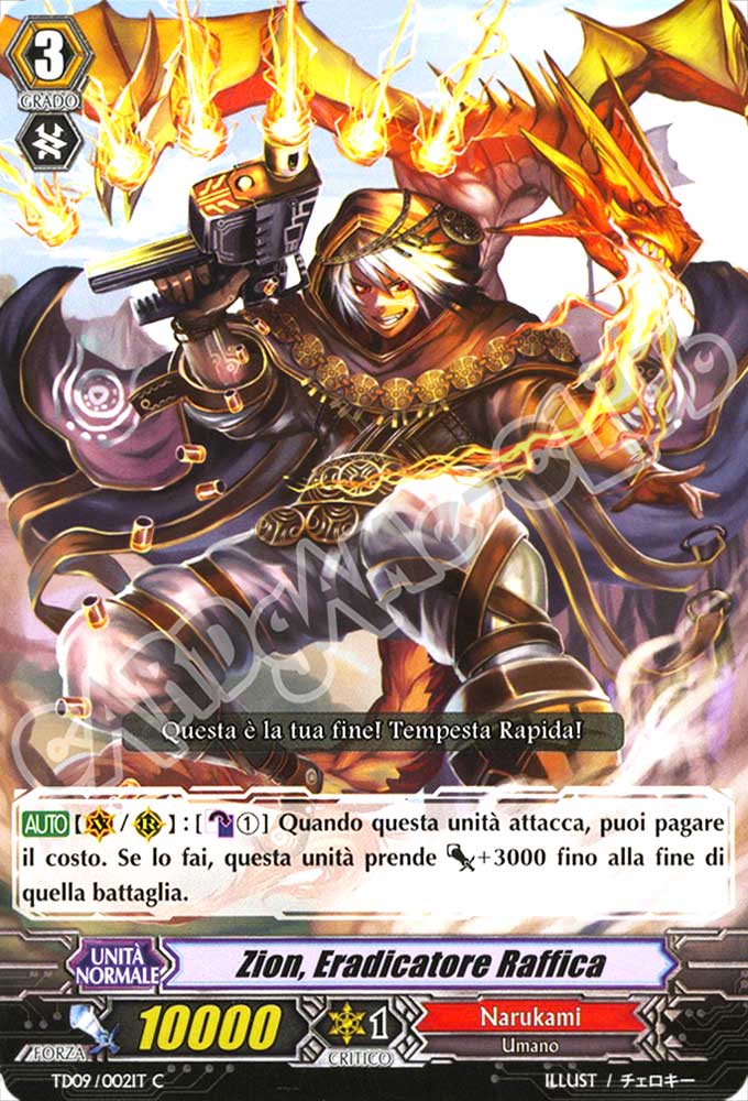 TD09-IT002 Zion, Eradicatore Raffica comune normale (IT) -NEAR MINT-