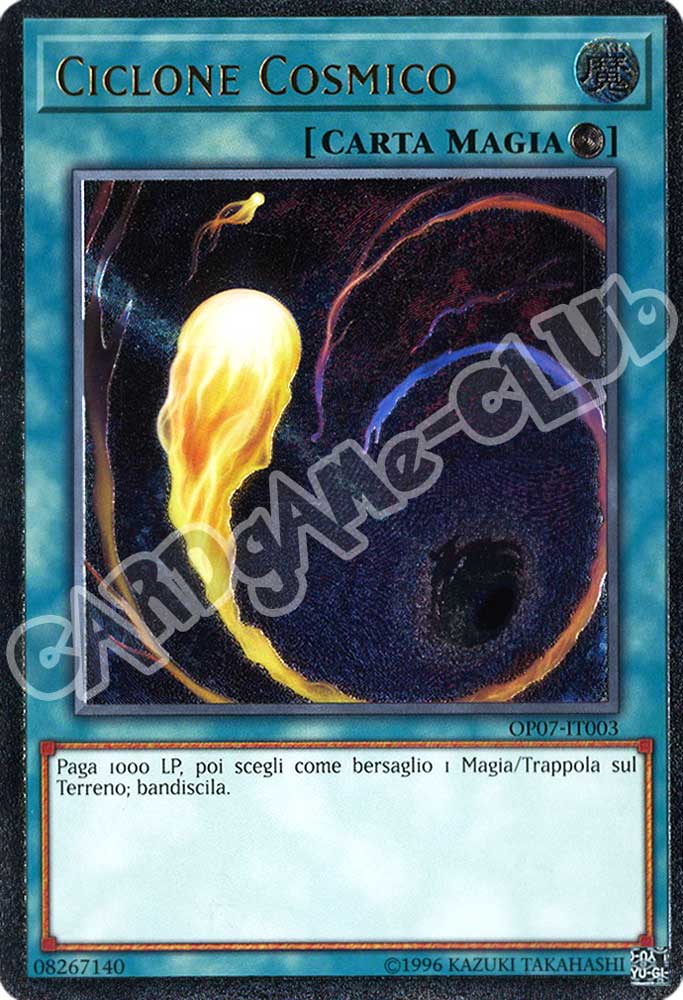 OP07-IT003 Ciclone Cosmico rara ultimate (IT) -NEAR MINT-