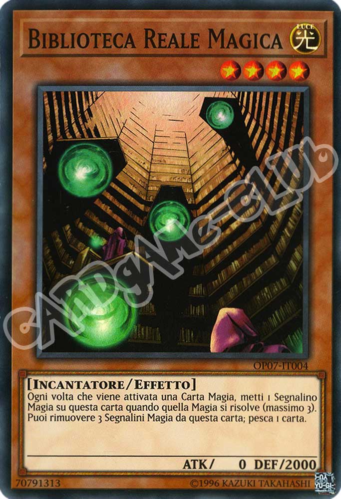 OP07-IT004 Biblioteca Reale Magica super rara (IT) -NEAR MINT-