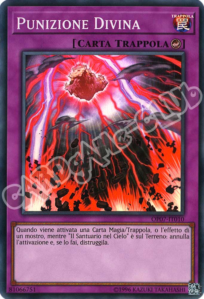 OP07-IT010 Punizione Divina super rara (IT) -NEAR MINT-