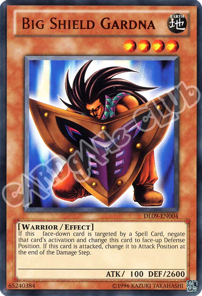 DL09-EN004 Big Shield Gardna rara verde unlimited (EN) -NEAR MINT-