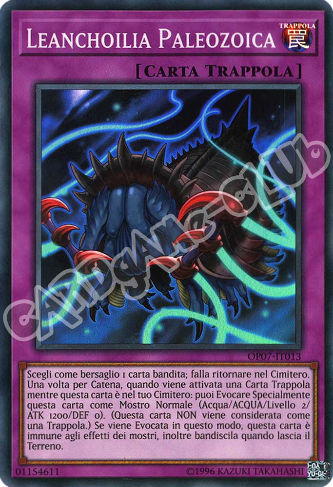 OP07-IT013 Leanchoilia Paleozoica super rara (IT) -NEAR MINT-