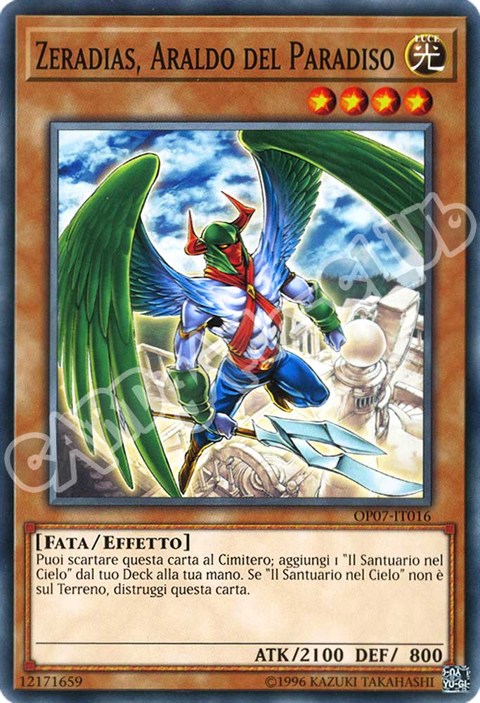 OP07-IT016 Zeradias, Araldo del Paradiso comune (IT) -NEAR MINT-