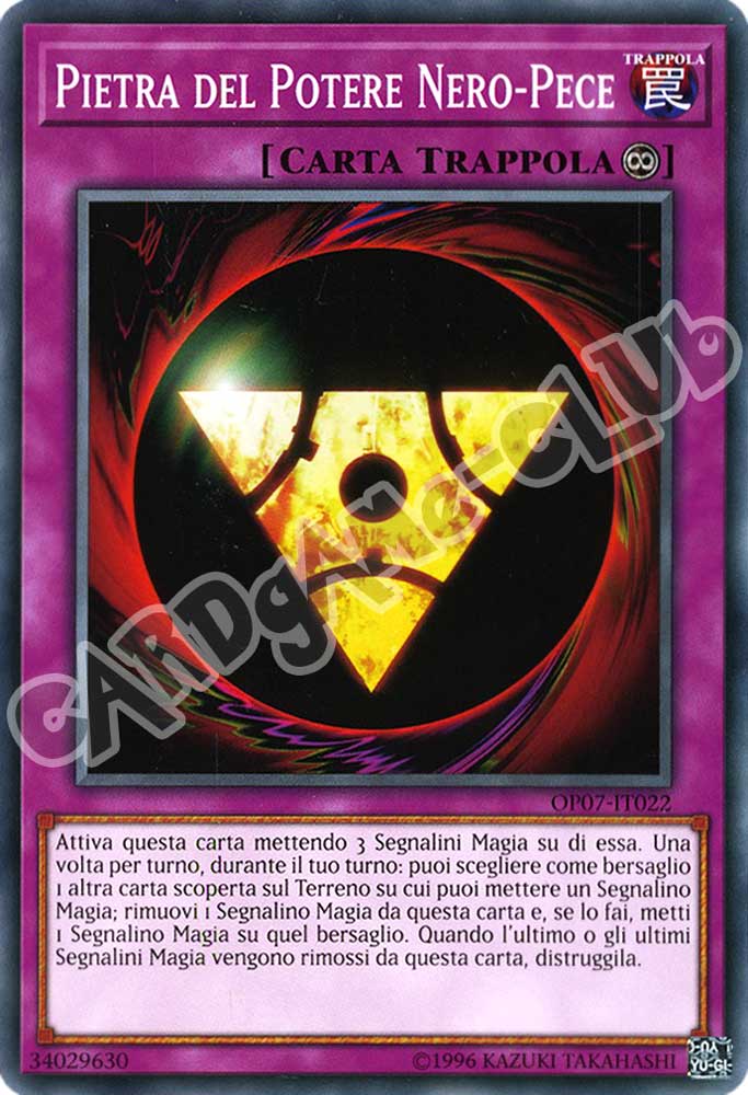 OP07-IT022 Pietra del Potere Nero-Pece comune (IT) -NEAR MINT-