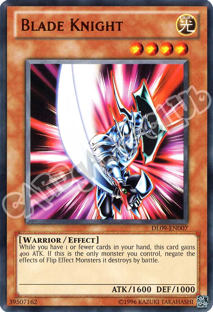 DL09-EN007 Blade Knight rara verde unlimited (EN) -NEAR MINT-