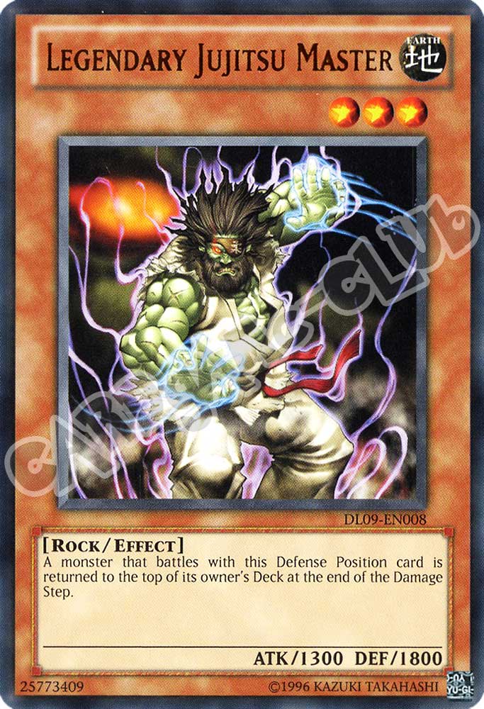 DL09-EN008 Legendary Jujitsu Master rara verde unlimited (EN) -NEAR MINT-