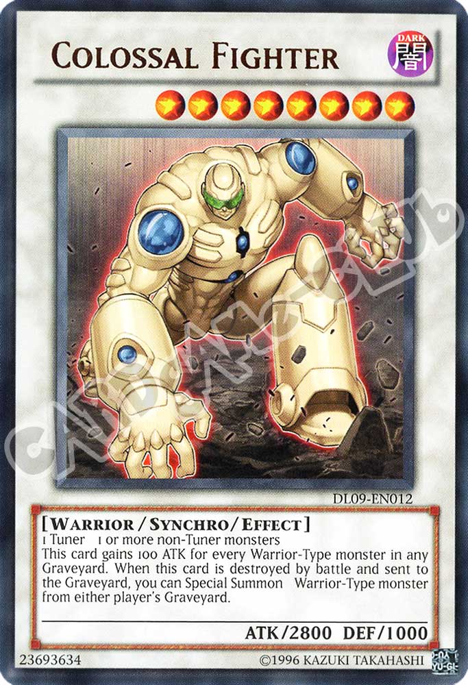 DL09-EN012 Colossal Fighter rara verde unlimited (EN) -NEAR MINT-