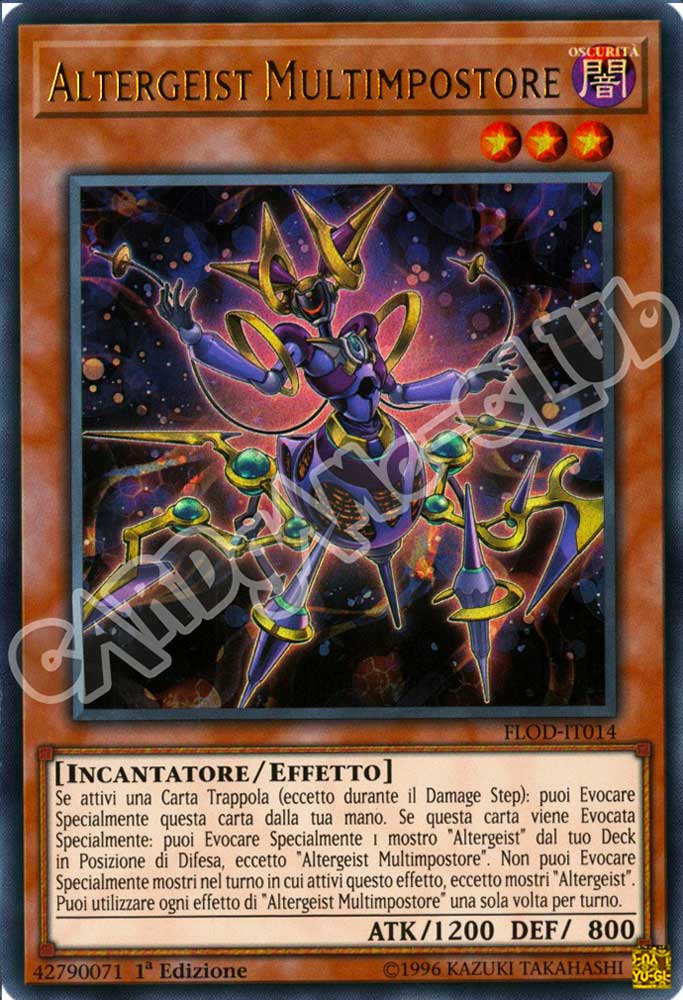 FLOD-IT014 Altergeist Multimpostore ultra rara 1a Edizione (IT) -NEAR MINT-