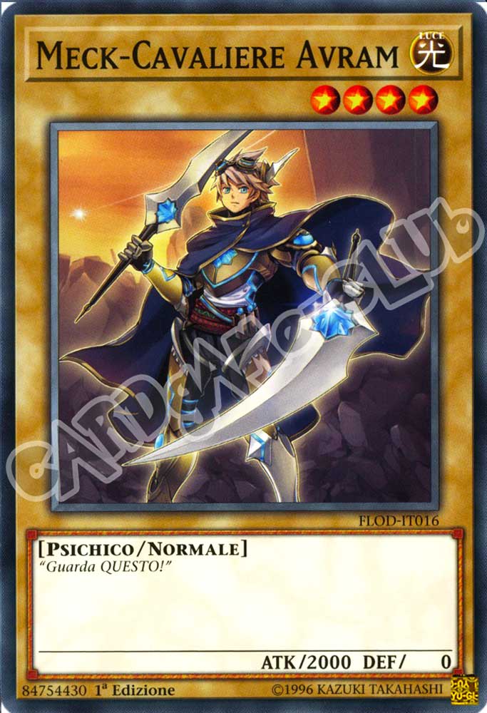 FLOD-IT016 Meck-Cavaliere Avram comune 1a Edizione (IT) -NEAR MINT-