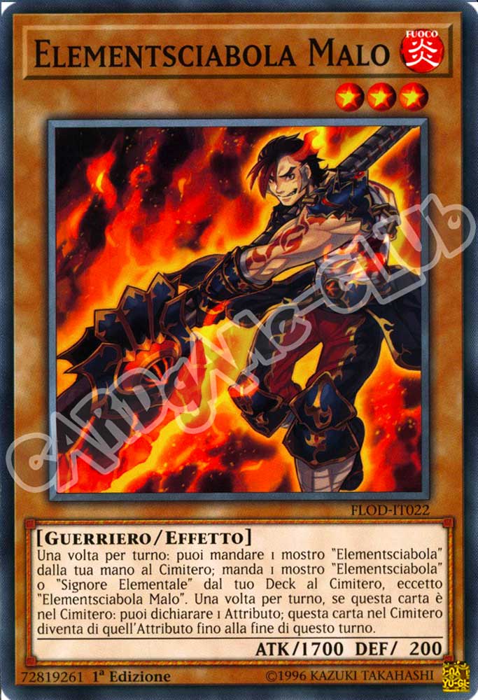 FLOD-IT022 Malo Elementsciabola comune 1a Edizione (IT) -NEAR MINT-