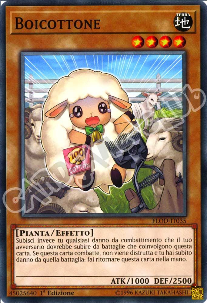 FLOD-IT035 Boicottone comune 1a Edizione (IT) -NEAR MINT-