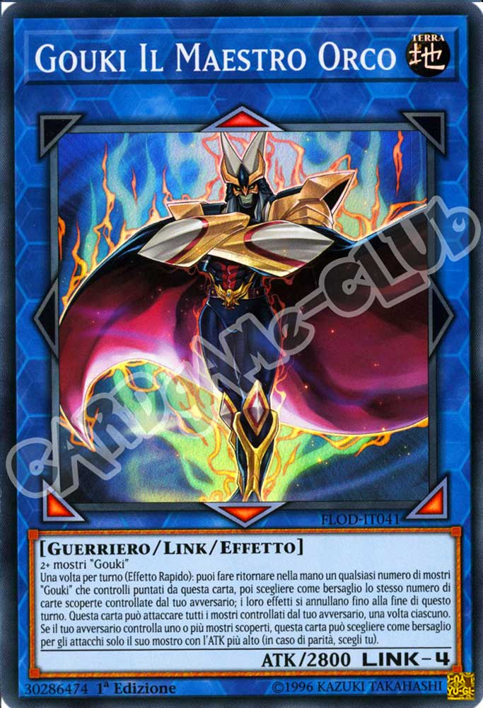 FLOD-IT041 Gouki il Maestro Orco super rara 1a Edizione (IT) -NEAR MINT-