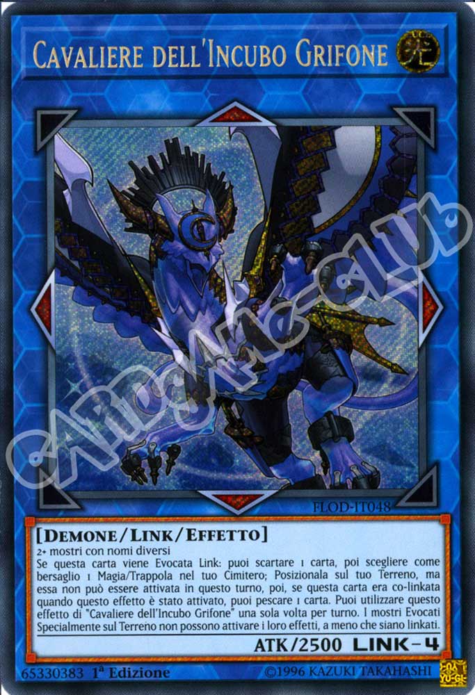 FLOD-IT048 Cavaliere dell'Incubo Grifone rara segreta 1a Edizione (IT) -NEAR MINT-