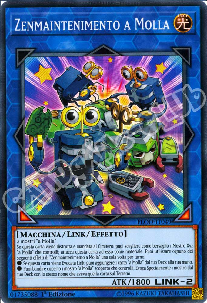 FLOD-IT049 Zenmaintenimento a Molla super rara 1a Edizione (IT) -NEAR MINT-