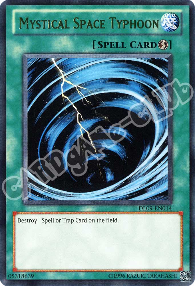 DL09-EN014 Mystical Space Typhoon rara argento unlimited (EN) -NEAR MINT-