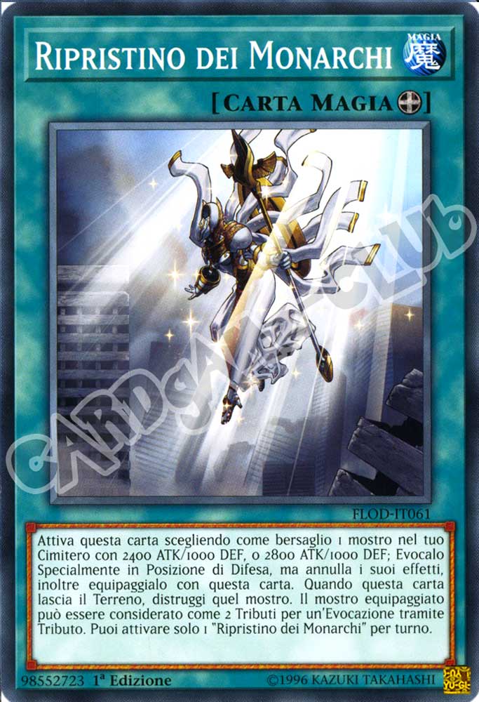 FLOD-IT061 Ripristino dei Monarchi comune 1a Edizione (IT) -NEAR MINT-