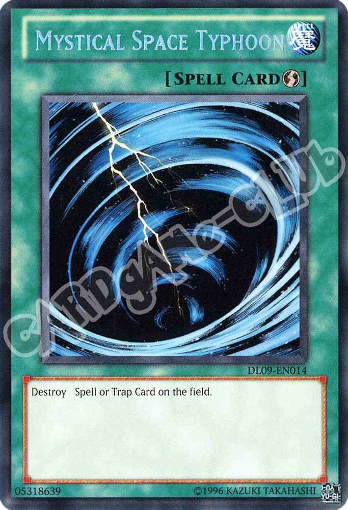 DL09-EN014 Mystical Space Typhoon rara blu unlimited (EN) -NEAR MINT-
