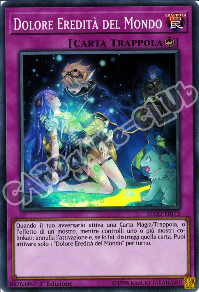 FLOD-IT073 Dolore Eredita' del Mondo super rara 1a Edizione (IT) -NEAR MINT-