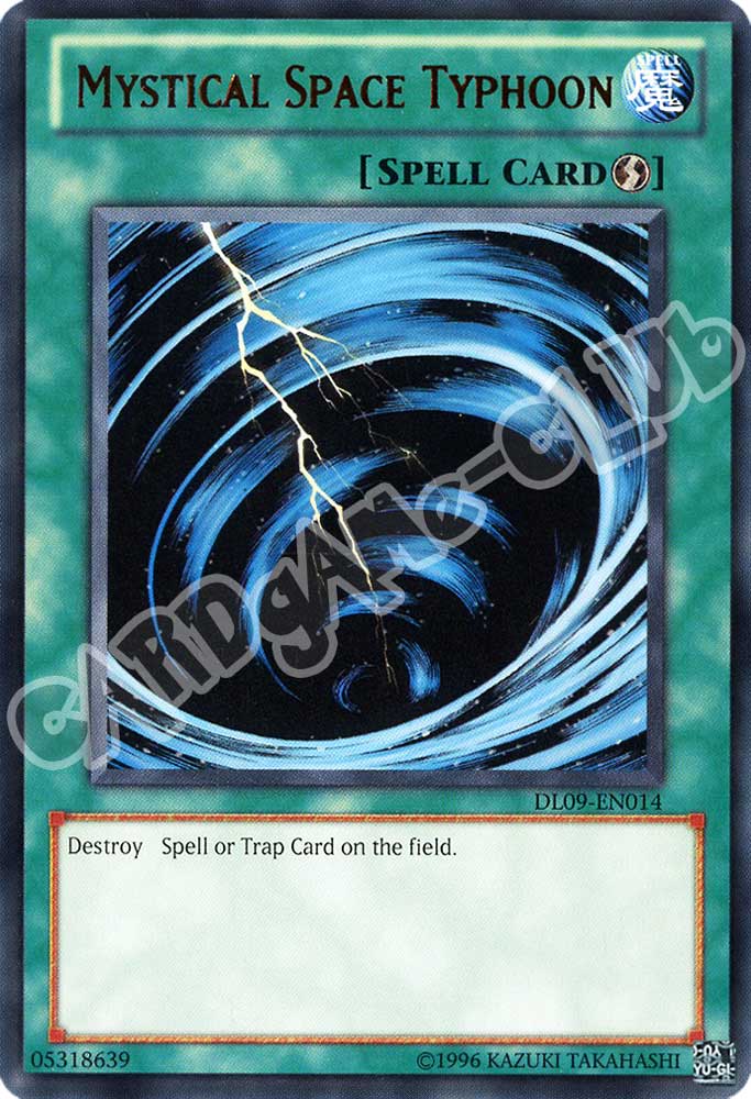 DL09-EN014 Mystical Space Typhoon rara verde unlimited (EN) -NEAR MINT-