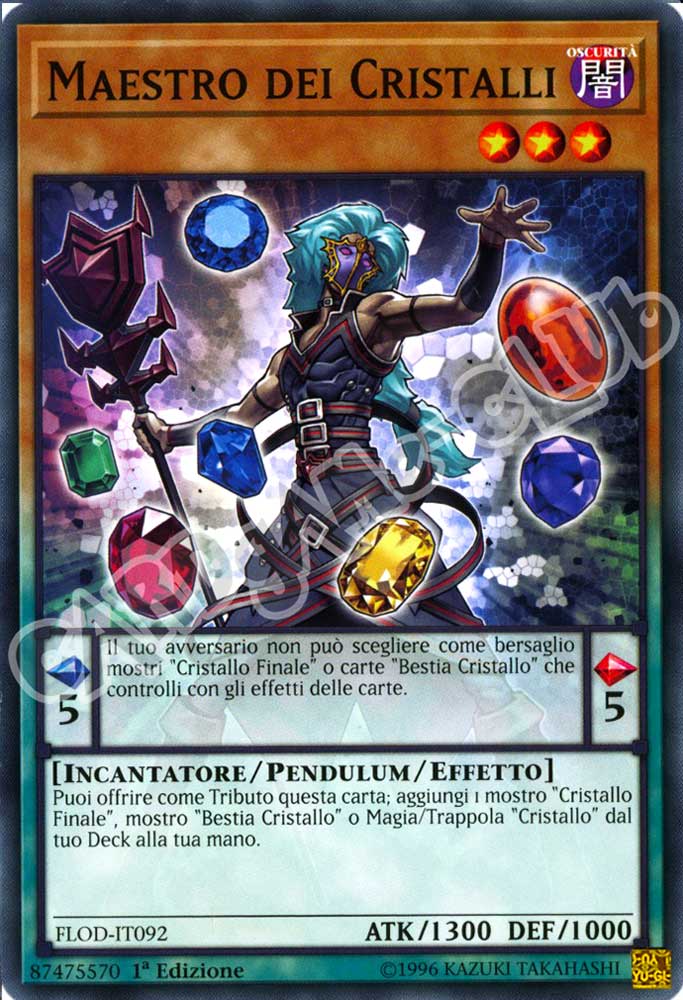FLOD-IT092 Maestro dei Cristalli comune 1a Edizione (IT) -NEAR MINT-