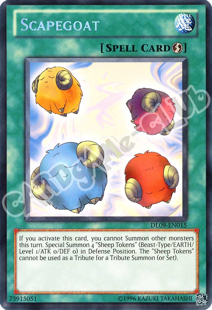 DL09-EN015 Scapegoat rara blu unlimited (EN) -NEAR MINT-