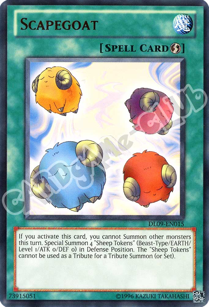 DL09-EN015 Scapegoat rara verde unlimited (EN) -NEAR MINT-