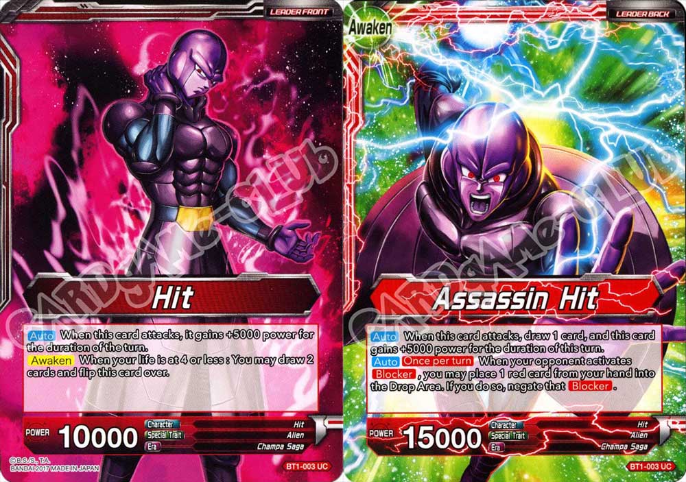 BT1-003 Hit // Assassin Hit non comune normale/normale (EN) -NEAR MINT-