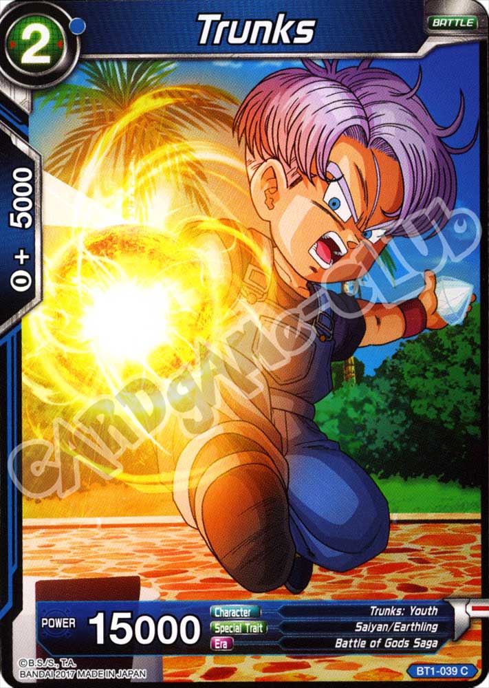 BT1-039 Trunks comune normale (EN) -NEAR MINT-