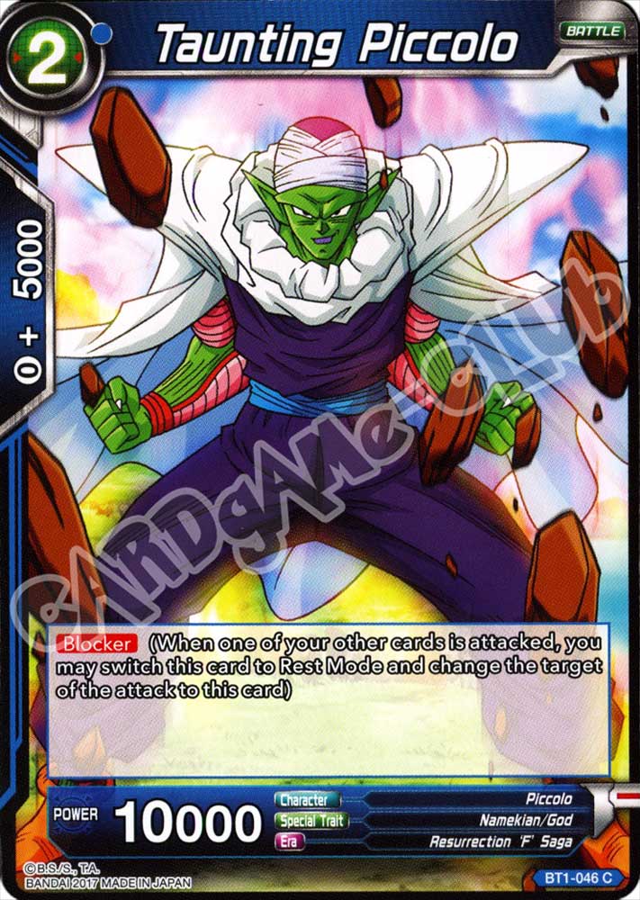 BT1-046 Taunting Piccolo comune normale (EN) -NEAR MINT-