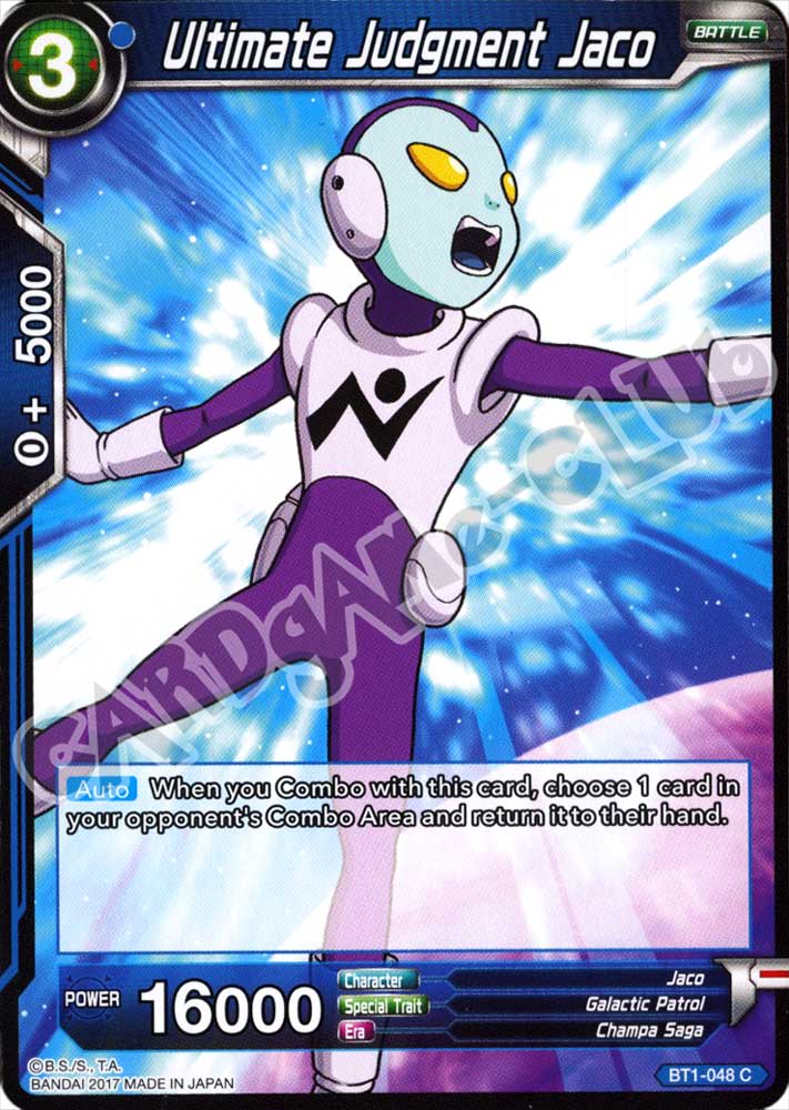 BT1-048 Ultimate Judgment Jaco comune normale (EN) -NEAR MINT-