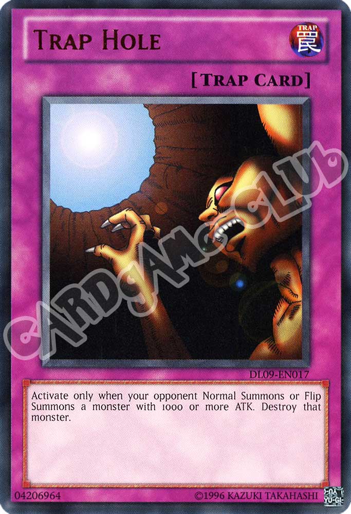 DL09-EN017 Trap Hole rara verde unlimited (EN) -NEAR MINT-