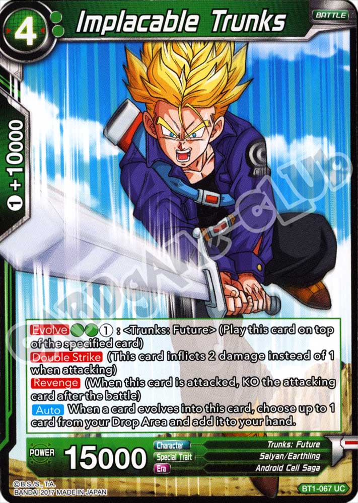 BT1-067 Implacable Trunks non comune normale (EN) -NEAR MINT-