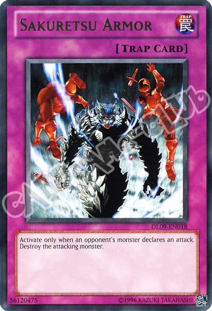 DL09-EN018 Sakuretsu Armor rara argento unlimited (EN) -NEAR MINT-