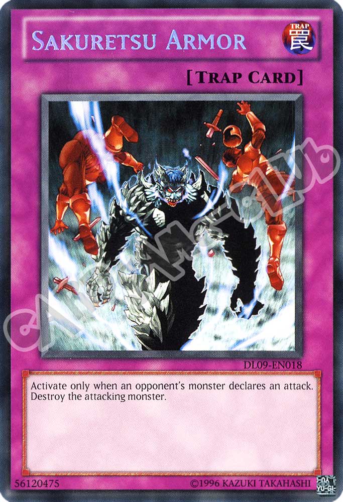 DL09-EN018 Sakuretsu Armor rara blu unlimited (EN) -NEAR MINT-