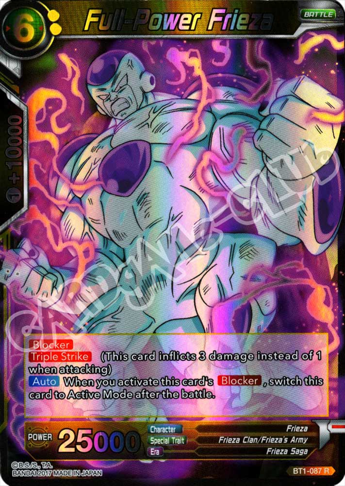 BT1-087 Full-Power Frieza rara normale (EN) -NEAR MINT-