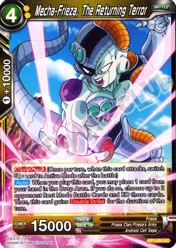 BT1-090 Mecha-Frieza, The Returning Terror non comune normale (EN) -NEAR MINT-
