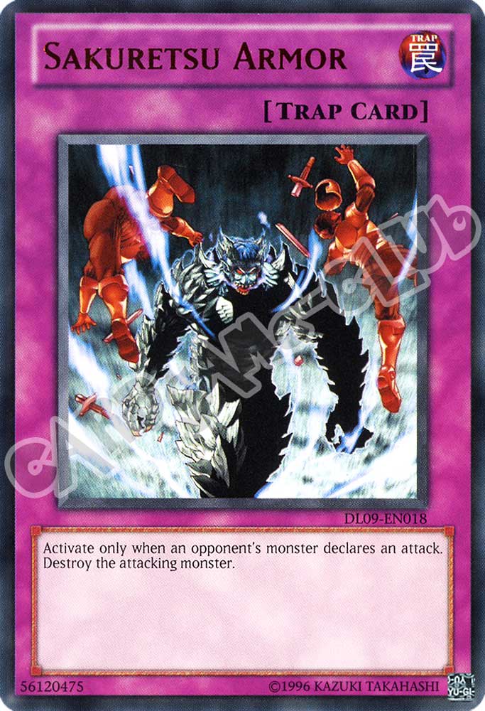 DL09-EN018 Sakuretsu Armor rara verde unlimited (EN) -NEAR MINT-