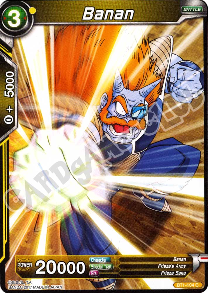 BT1-104 Banan comune normale (EN) -NEAR MINT-