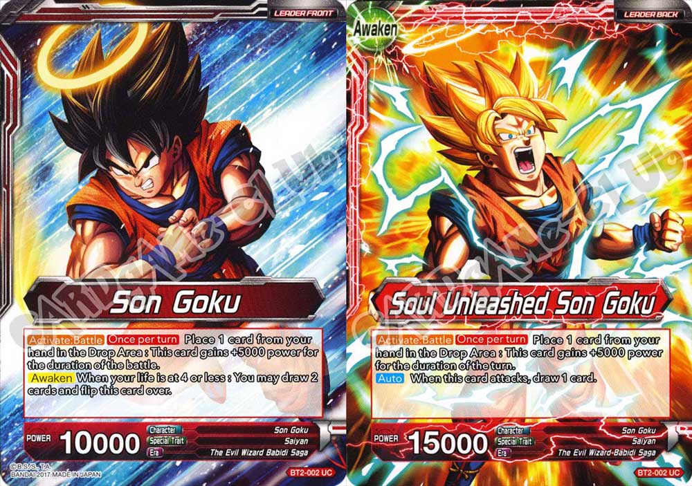 BT2-002 Son Goku // Soul Unleashed Son Goku non comune normale/normale (EN) -NEAR MINT-