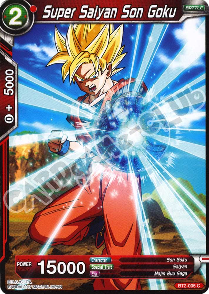 BT2-005 Super Saiyan Son Goku comune normale (EN) -NEAR MINT-