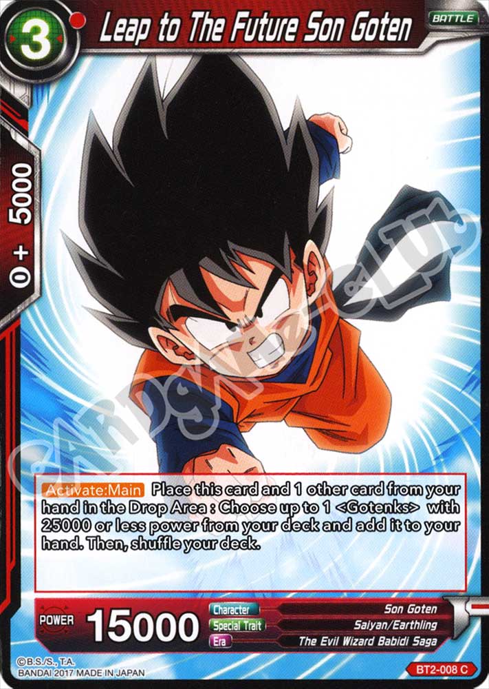 BT2-008 Leap to The Future Son Goten comune normale (EN) -NEAR MINT-