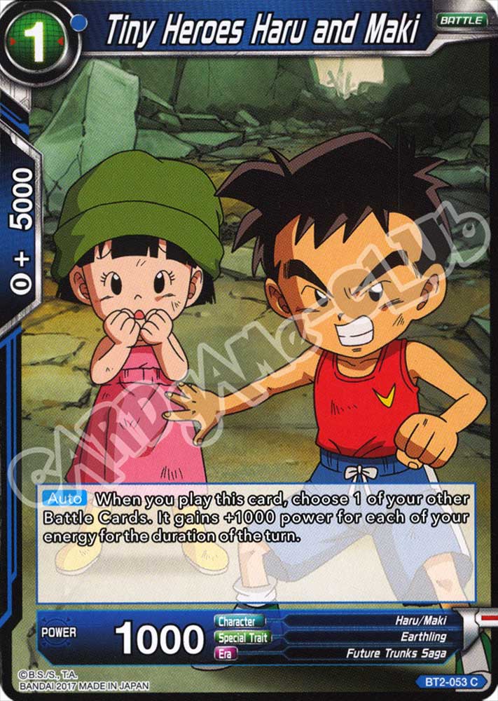 BT2-053 Tiny Heroes Haru and Maki comune normale (EN) -NEAR MINT-