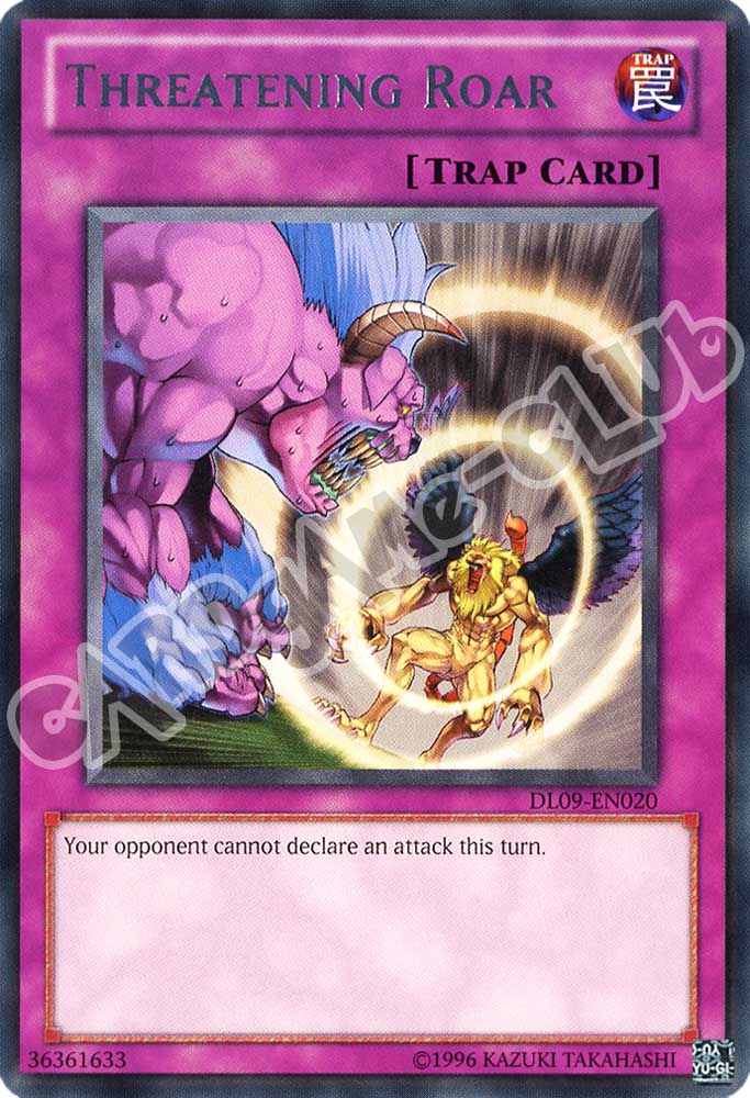 DL09-EN020 Threatening Roar rara mattone unlimited (EN) -NEAR MINT-