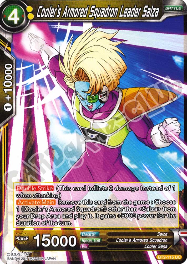 BT2-115 Cooler's Armored Squadron Leader Salza non comune normale (EN) -NEAR MINT-